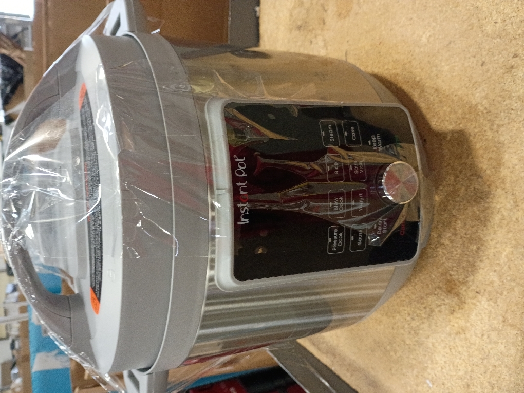 Instant Pot, 8-Quart Whisper Quiet 9-in-1 Electric Pressure Cooker, Slow Rice Cooker, Steamer, Sauté, Yogurt Maker, Warmer & Sterilizer, App With Over 800 Recipes, Stainless Steel, Duo Plus