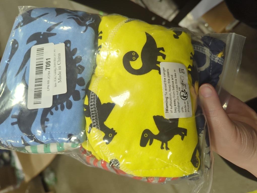 Potty Training Pants for Girls, Toddler Learning Designs Training Underwear Pants(8 Packs, Blue, 3-4T, M)