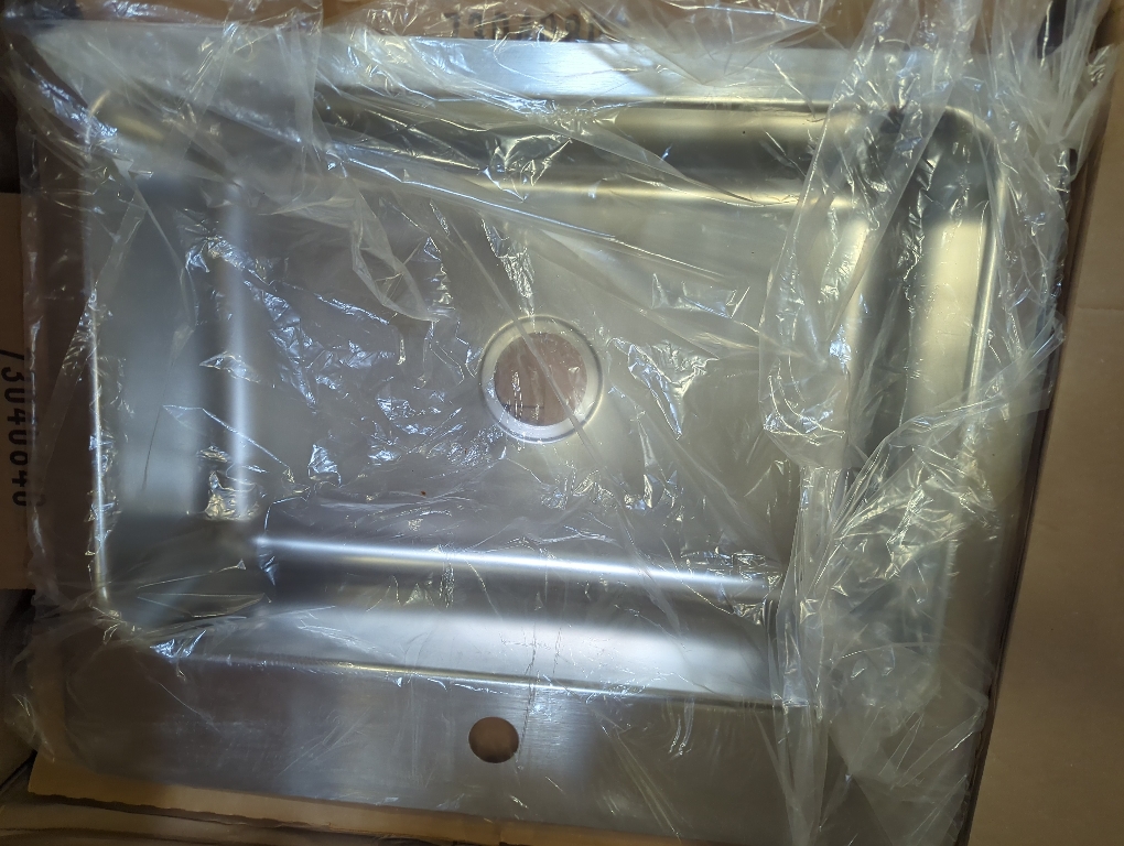 Elkay DSESR12722 Dayton 27 Drop In Single Basin Stainless Steel Kitchen Sink - 1 Faucet Hole