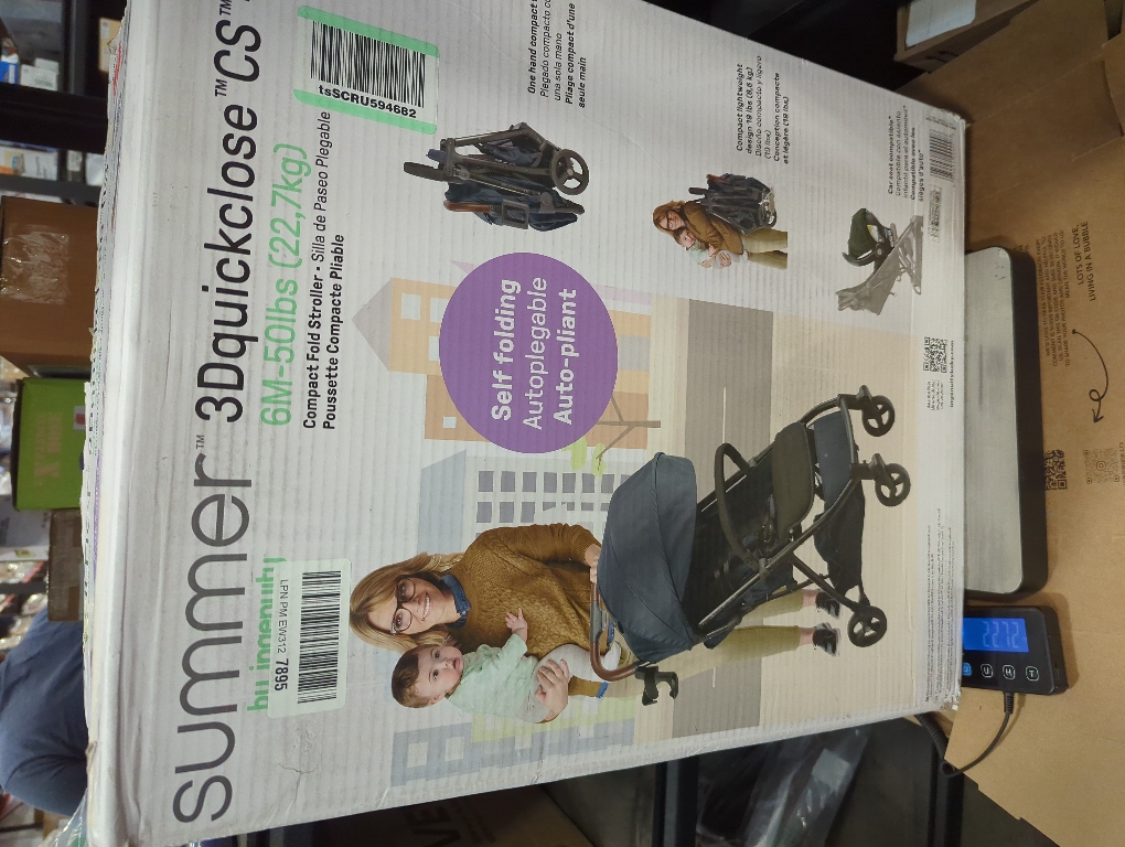 3Dquickclose CS  Compact Fold Stroller-Blue