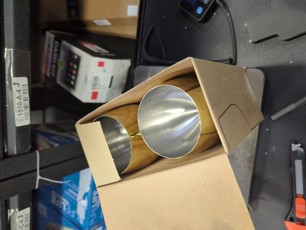 Gusto Nostro Stainless Steel Wine Glass - 18 oz - Cute, Unbreakable Wine Glasses for Travel, Camping and Pool - Fancy, Unique and Cool Portable Metal Wine Glass for Outdoor Events, Picnics (Set of 2)