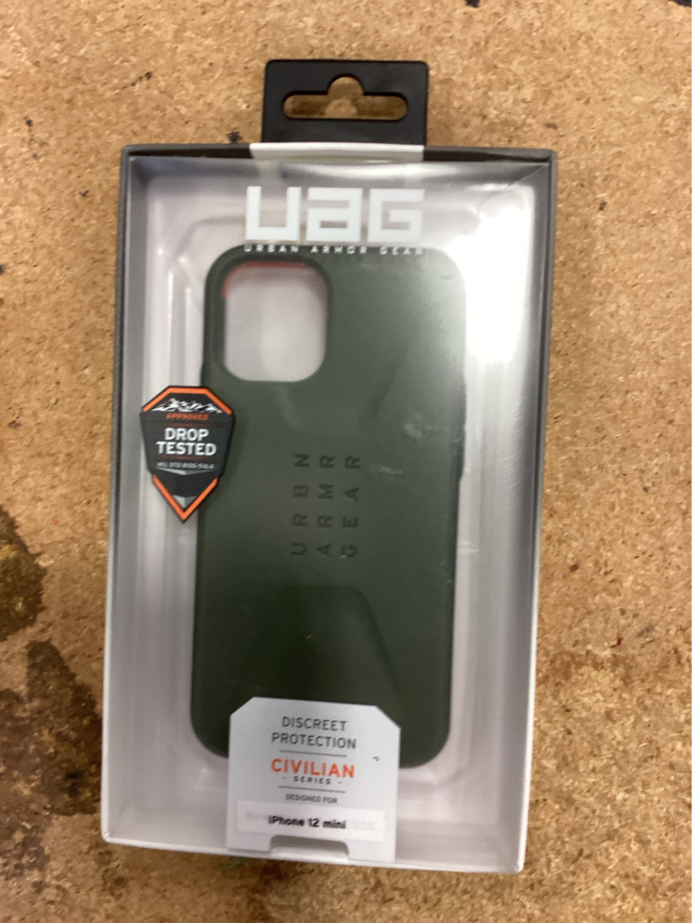 UAG - Civilian Hard Shell Case for Apple iPhone 12 Mini - Olive
