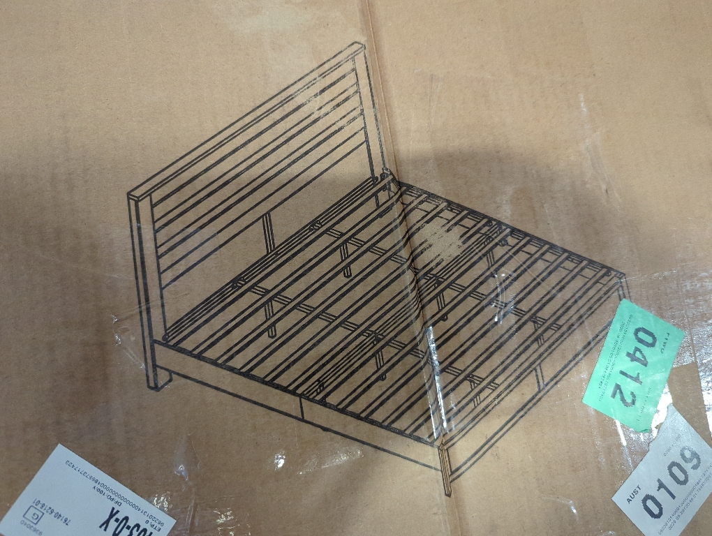 King Sized Bed Frame Black