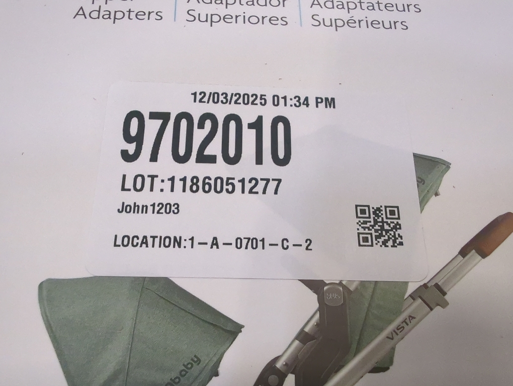 UPPAbaby VISTA Upper Adapters (for VISTA 2015-later)