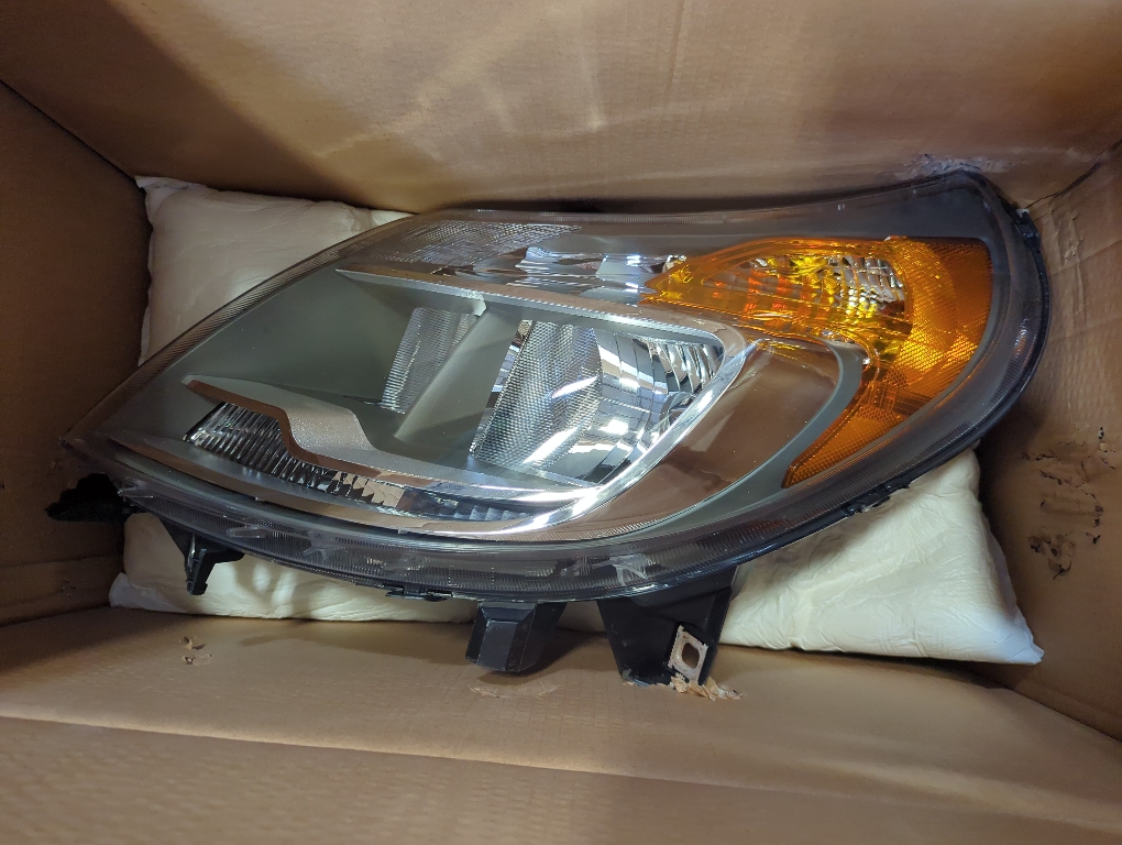LONGLING Replacement Driver Left Side Headlight Headlamp with DRL for RAM Promaster 1500 2500 3500 from 2010-2022