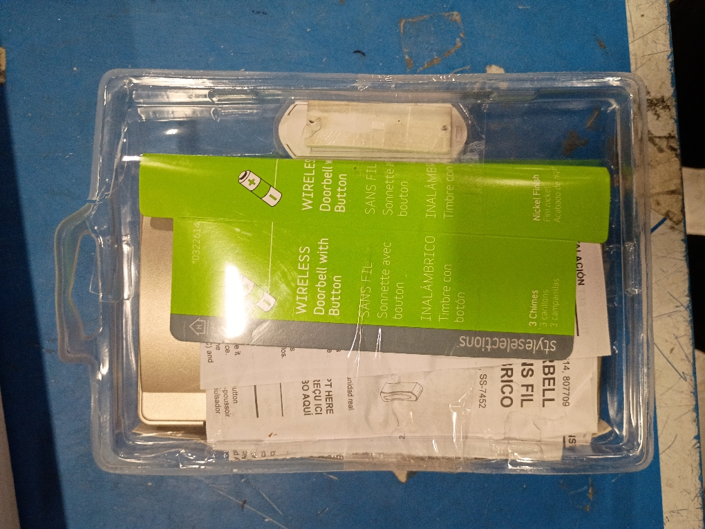 Style Selections Satin Nickel Doorbell