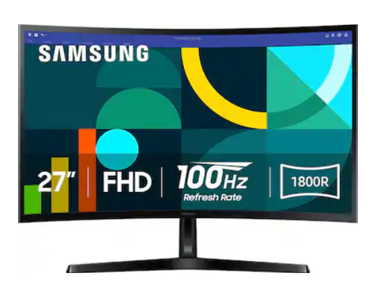 SamsungSamsung - 27 S3  Curved Monitor (HDMI, D-sub) - Black