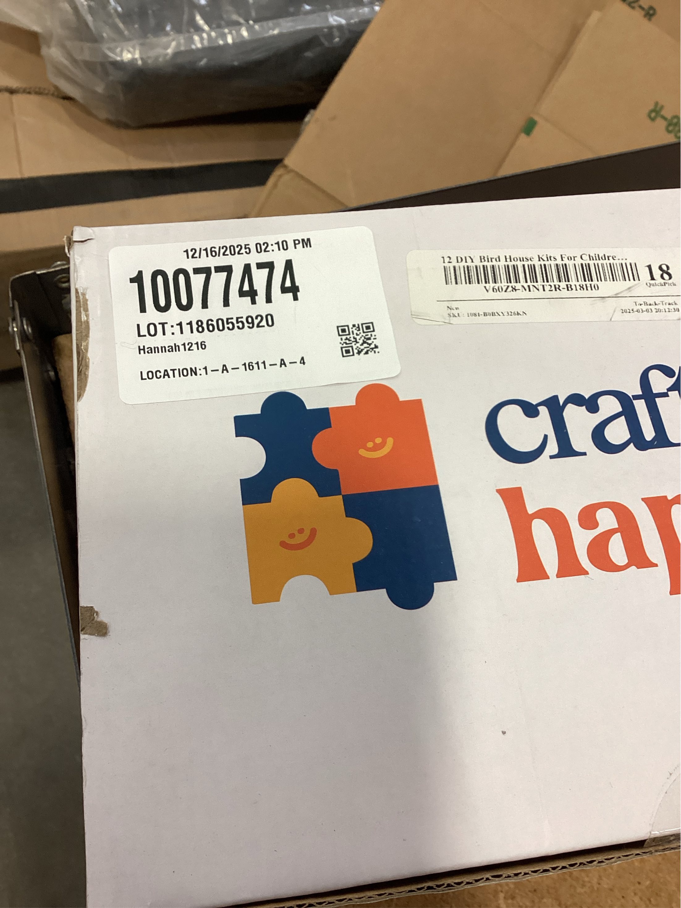 12 DIY Bird House Kits For Children to Build - Wood Birdhouse for Kids to Paint - Unfinished Bird Houses for Kids - Wood Craft Project Kits - Wooden Arts & Craft for Girls & Boys - Classroom Activity