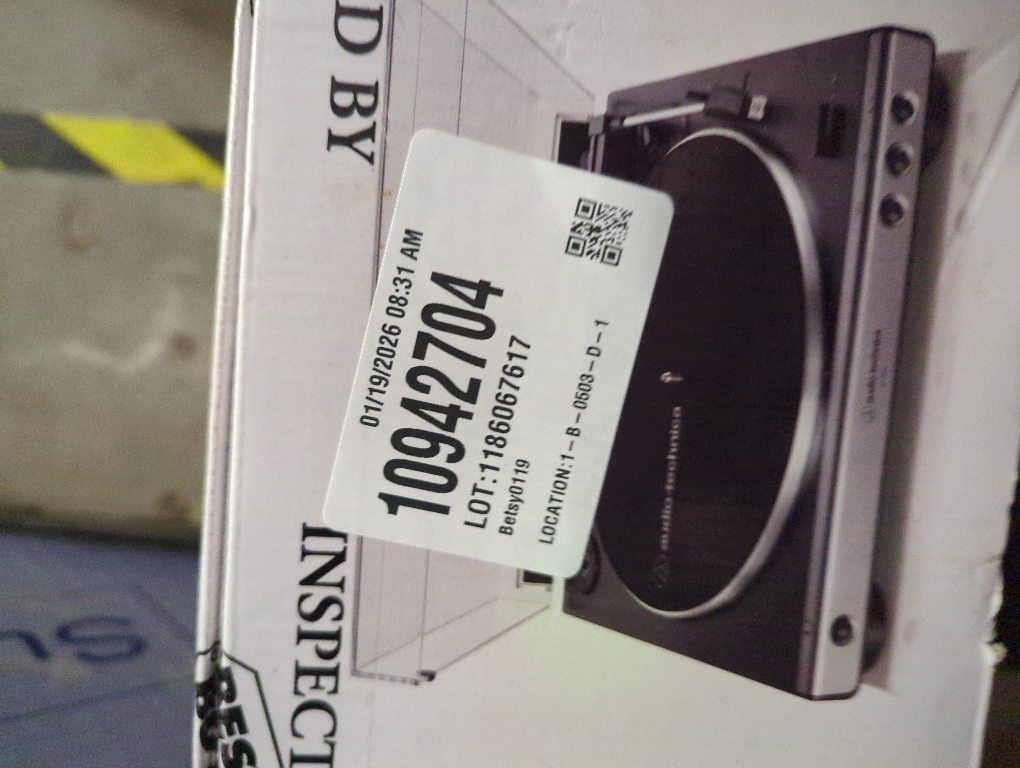 Audio-Technica Black Turntable (Record Player)