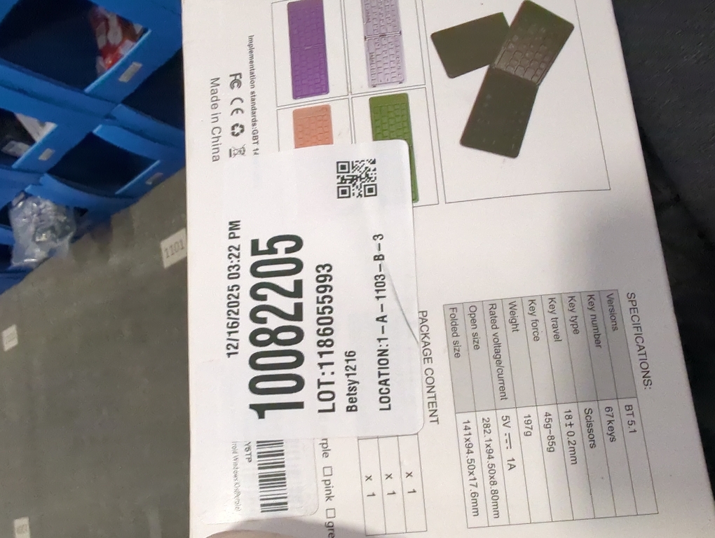 Foldable Bluetooth Keyboard, Ultra-Thin Portable Wireless Keyboard with Backlit, Lightweight for Laptop, iPad, iPhone, Android, Windows, Mac