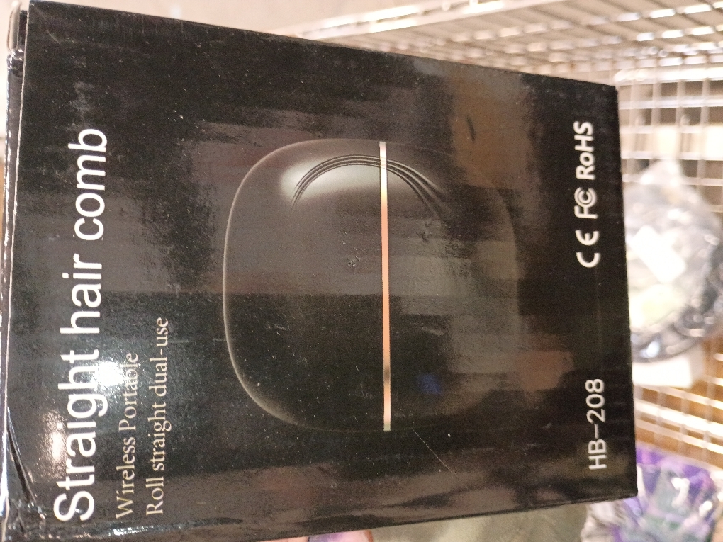 Mini Hair Straightener with 3-Temp Settings & Anti-Scald Shell, Fast Heating 30s Portable Hot Comb for Travel, Frizz Control for All Hair Types(Black)