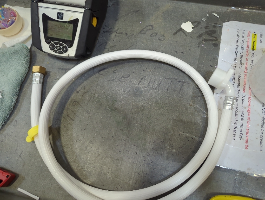 Ruilogod PVC Washer Connector Tube Pipe Washing Machine Inlet Hose 1/2 X 3/4, 4Ft (id: f33 6f3 688 72f d6f