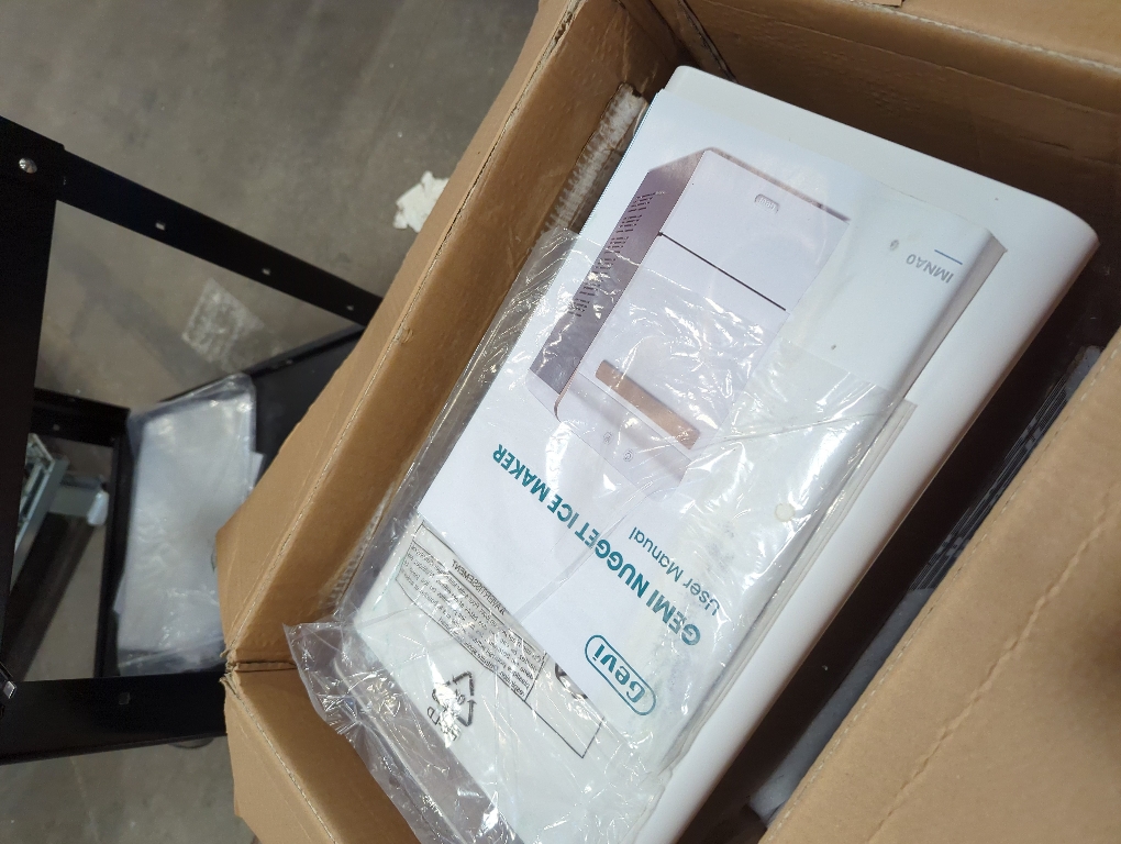 Gevi Household V2.0 Quiet Countertop Nugget Ice Maker, Self-Cleaning Chewable Pellet Ice Machine, 38 lbs/24H, Energy-Efficient, White