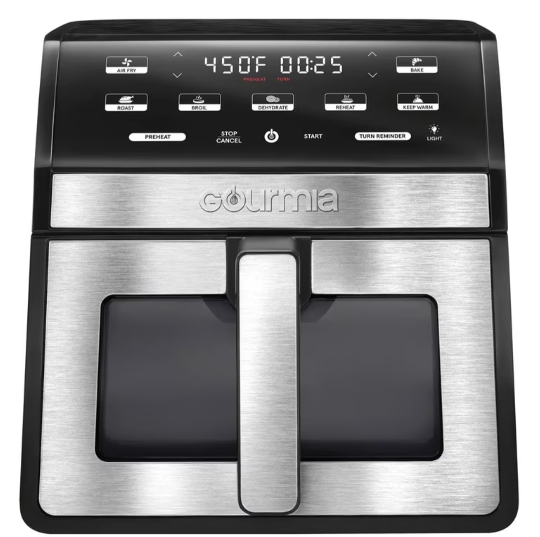 Gourmia 8-Quart Digital Air Fryer With Window And Light 6232432