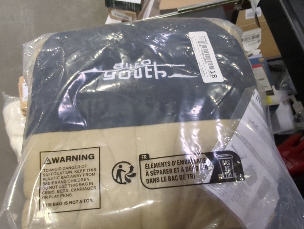 AUTOYOUTH Beige Car Seat Covers Full Set, 3D Tyre Embossed Front Bucket & Split Rear Bench Covers, Airbag Compatible, Quick Setup Universal Fit for Car, SUV, Seat Protectors