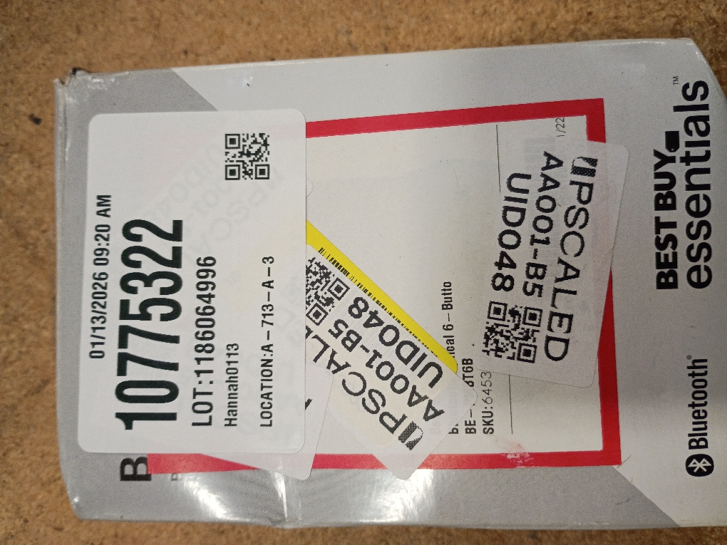 Best Buy Essentials™ - Lightweight Bluetooth Optical Standard Ambidextrous Mouse with 6-Button - Black