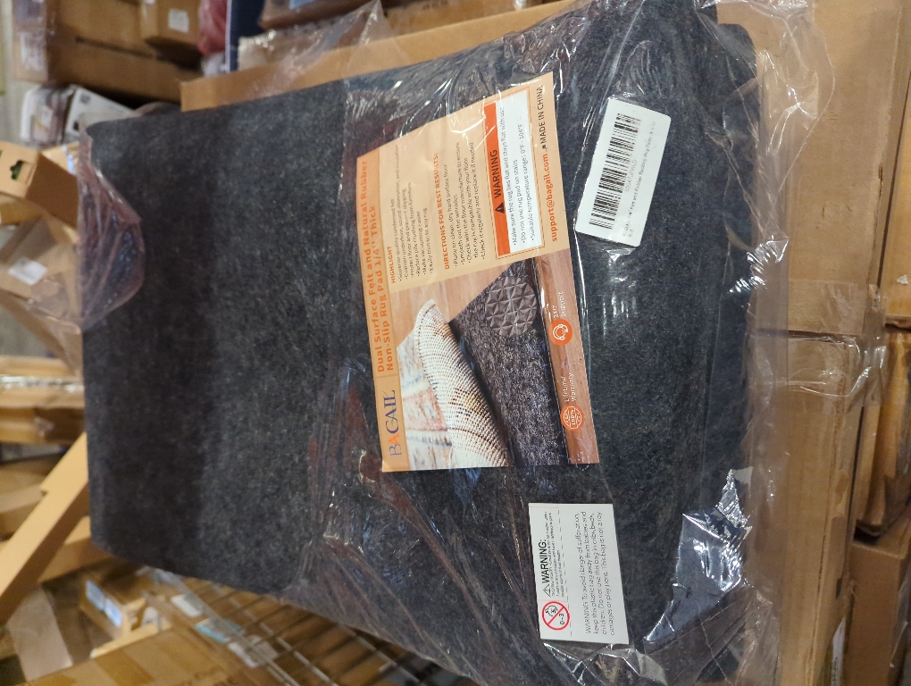 BAGAIL Felt and Natural Rubber Backing Rug Pads 1/4” Thick, 8 x 10 Ft Non Slip Carpet Gripper Keep Rugs in Place, Under Area Rug Protective Cushioned Pads, Carpet Runners, Hardwood Floors Protection