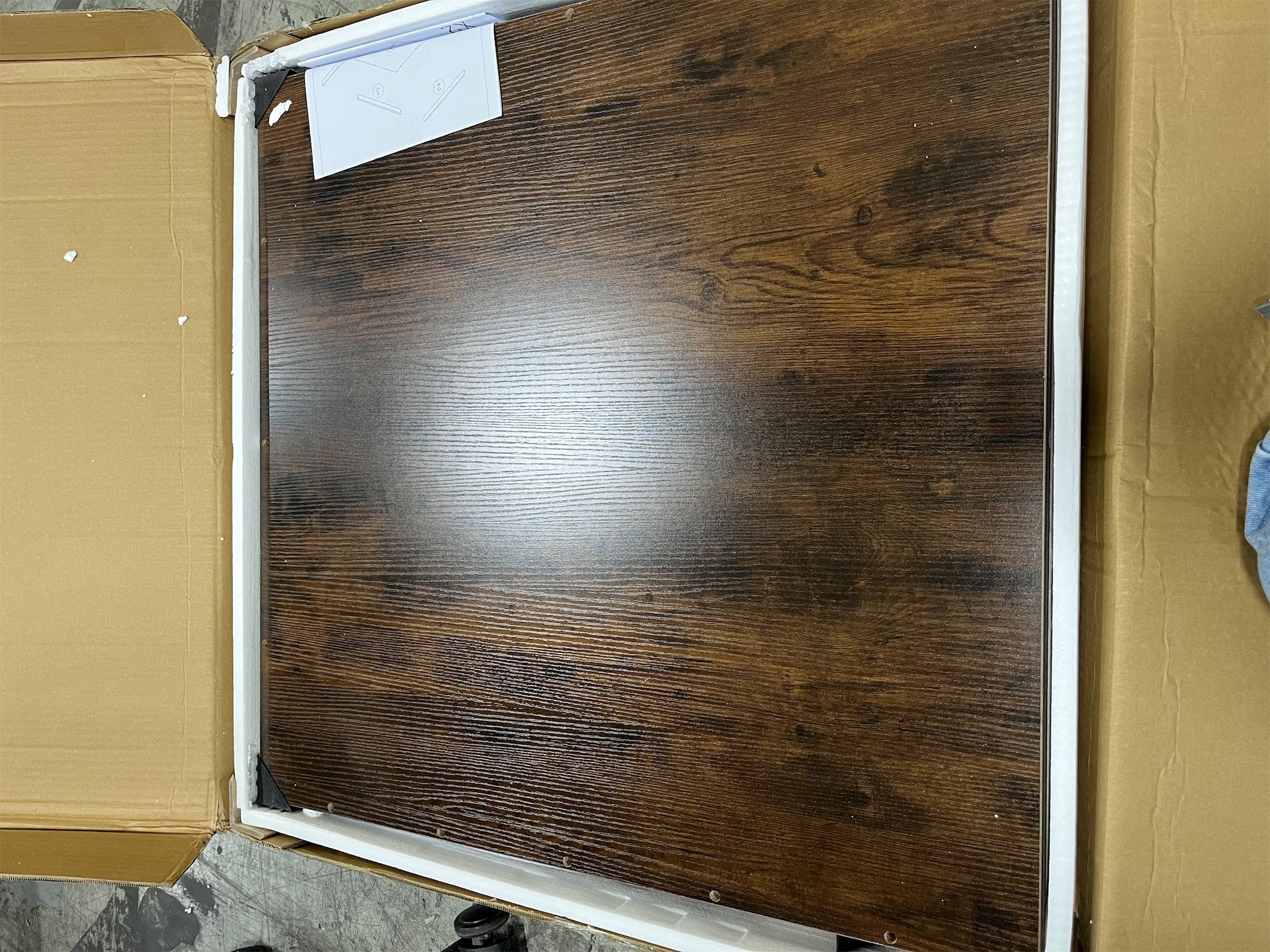 Washer Dryer Countertop, Wooden Laundry Countertop Set of 2 Dryer Storage Shelf for Laundry Room Organization (27.5 x 54) Vintage Wood Color