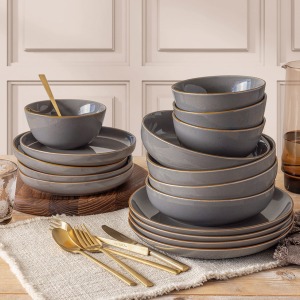 Over and back 16 piece dinnerware set MISSING PIECES 8 PIECES