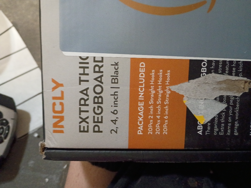 INCLY 60 Pack 2/4/6 Inch Black Pegboard Hooks, 1/4 Heavy Duty Peg Board Shelving Hooks Accessories, Peg Board Tool Hangers Fit for 1/4 Pegboard Hanging Tools Garage, Craft Organizing, Kitchen, Store