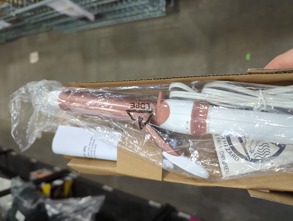 Conair Double Ceramic Gentle Rose Gold 1 Inch Curling Iron