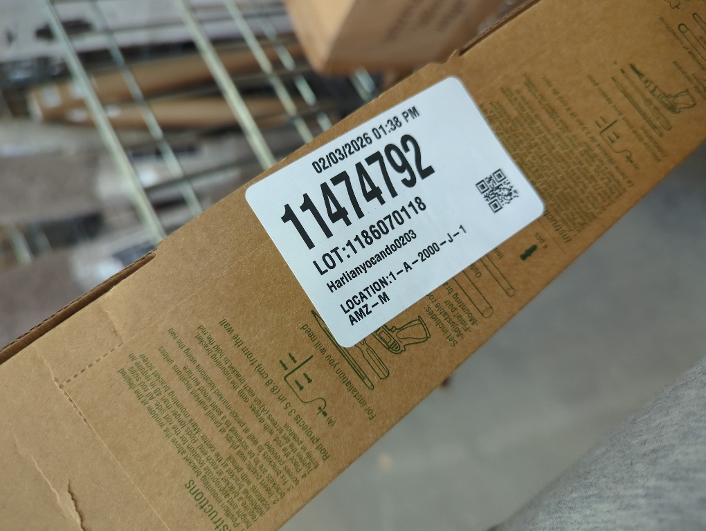 Bee & Willow Amos 28 to 48-Inch Single Curtain Rod Set in Natural Oak