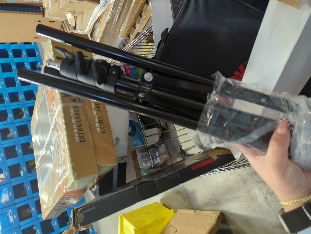 Xcello Adjustable Lamp Bracket, Adjustable Photography Light Stand, Durable 190cm Telescopic Tripod for LED Video Light