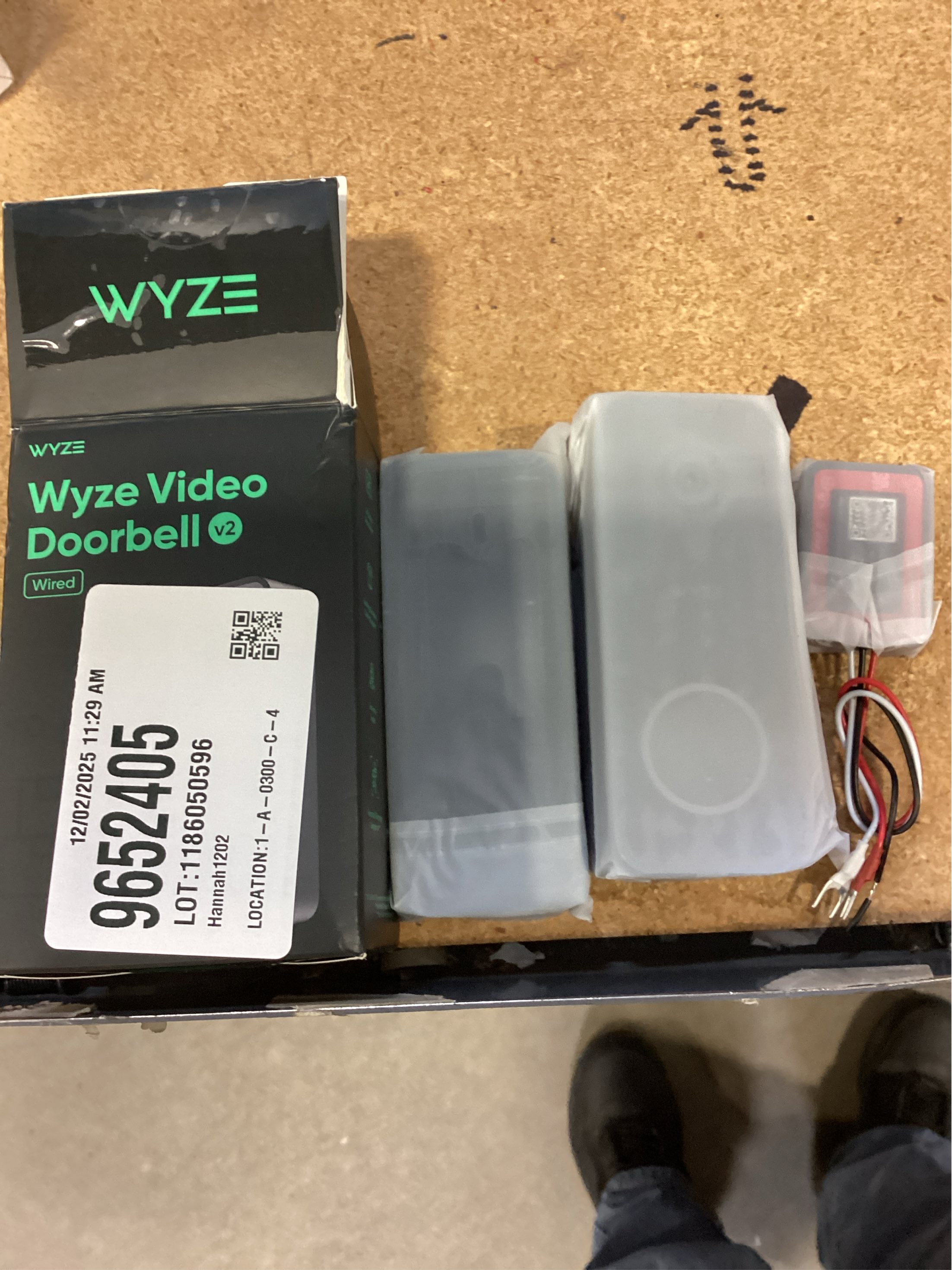Wired Video Doorbell v2, 2K HD Video with Head-to-Toe view, 2-way Audio, Night Vision, Voice Assistants