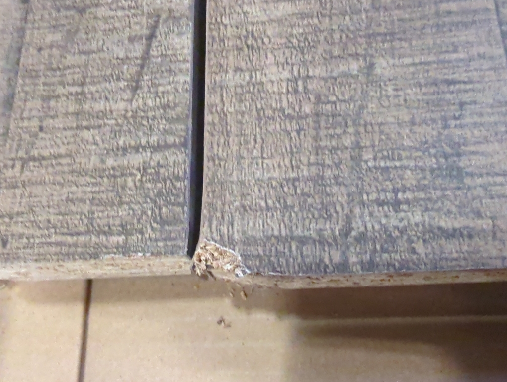 Signature Design by Ashley Trinell Rustic Entertainment Center Bridge, Sold Seperately, Brown with Gray Planked Finish