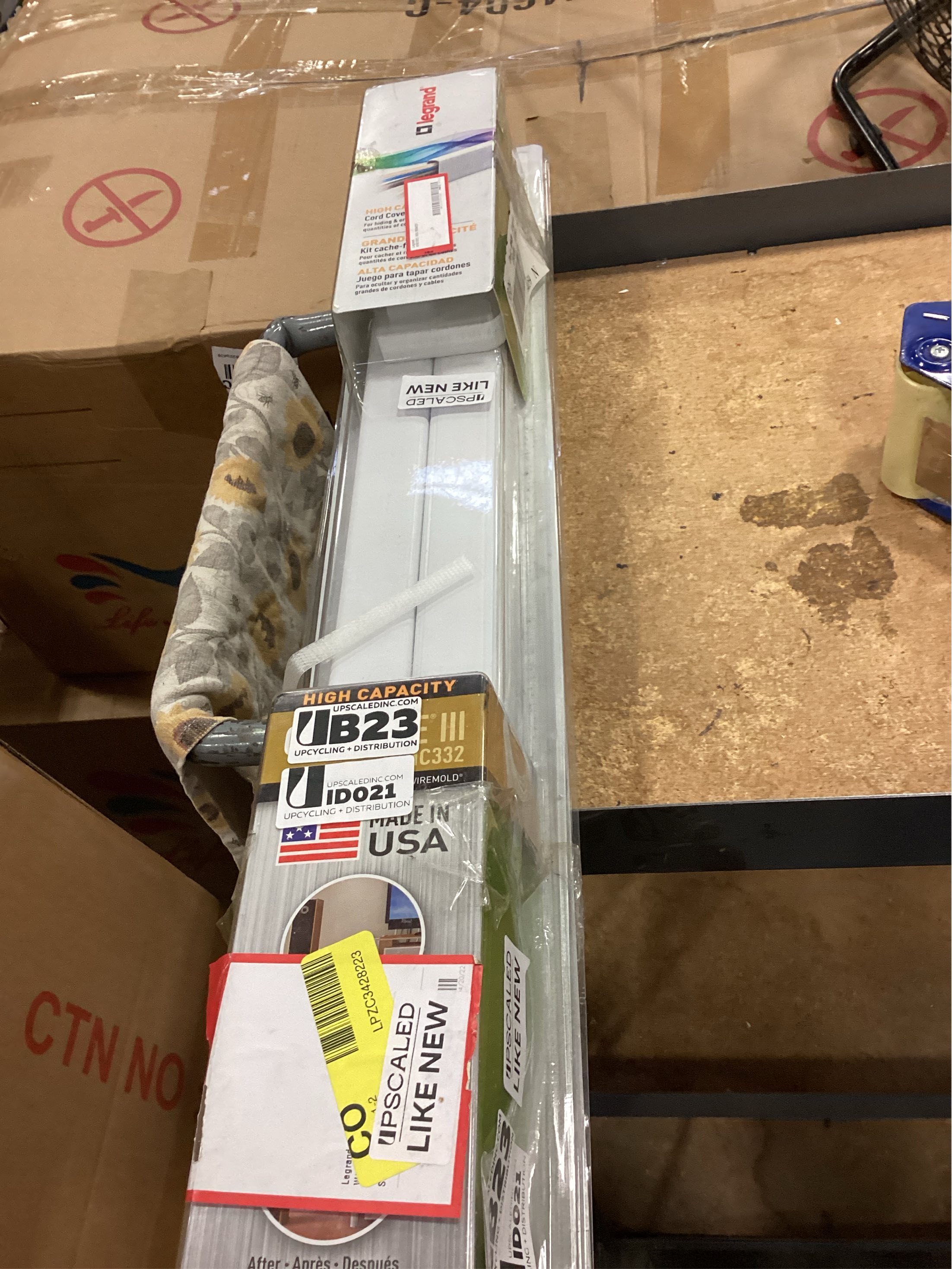 Legrand Wiremold Cable Management Kit, CordMate II, Cord Organizer and Hider, Cord Cover, Concealer, and Protector for Wall, Medium Capacity, CMK50