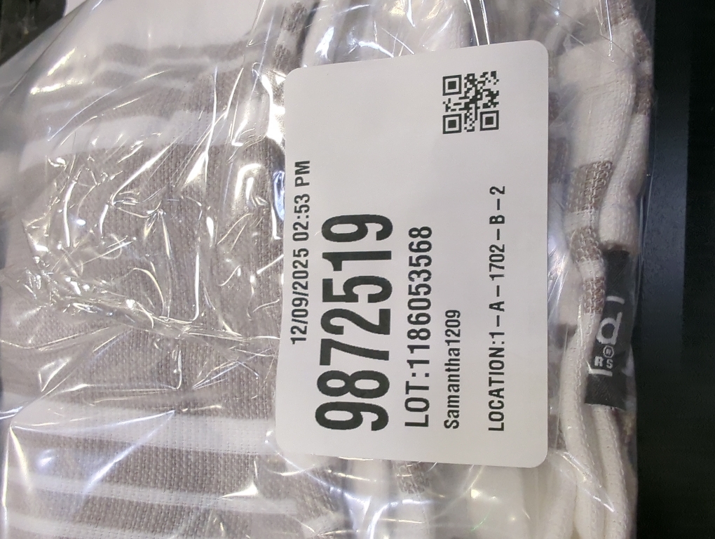 All-Clad Striped Dual Kitchen Towel in Titanium pack of 3