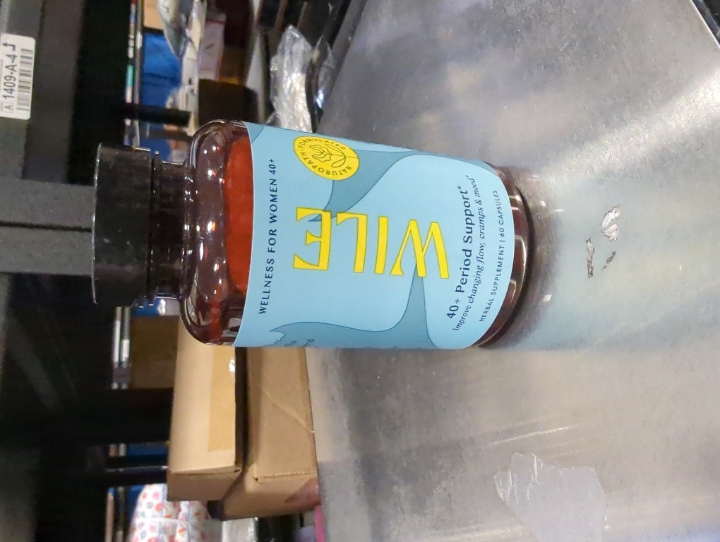 WILE Menopause and Perimenopause Supplements for Women - Menstrual Cramp, PMS and Heavy Period Relief with Dong Quai - Premenopausal Support for Hormone Balance & Improved Mood, Vegan, 30 Servings
