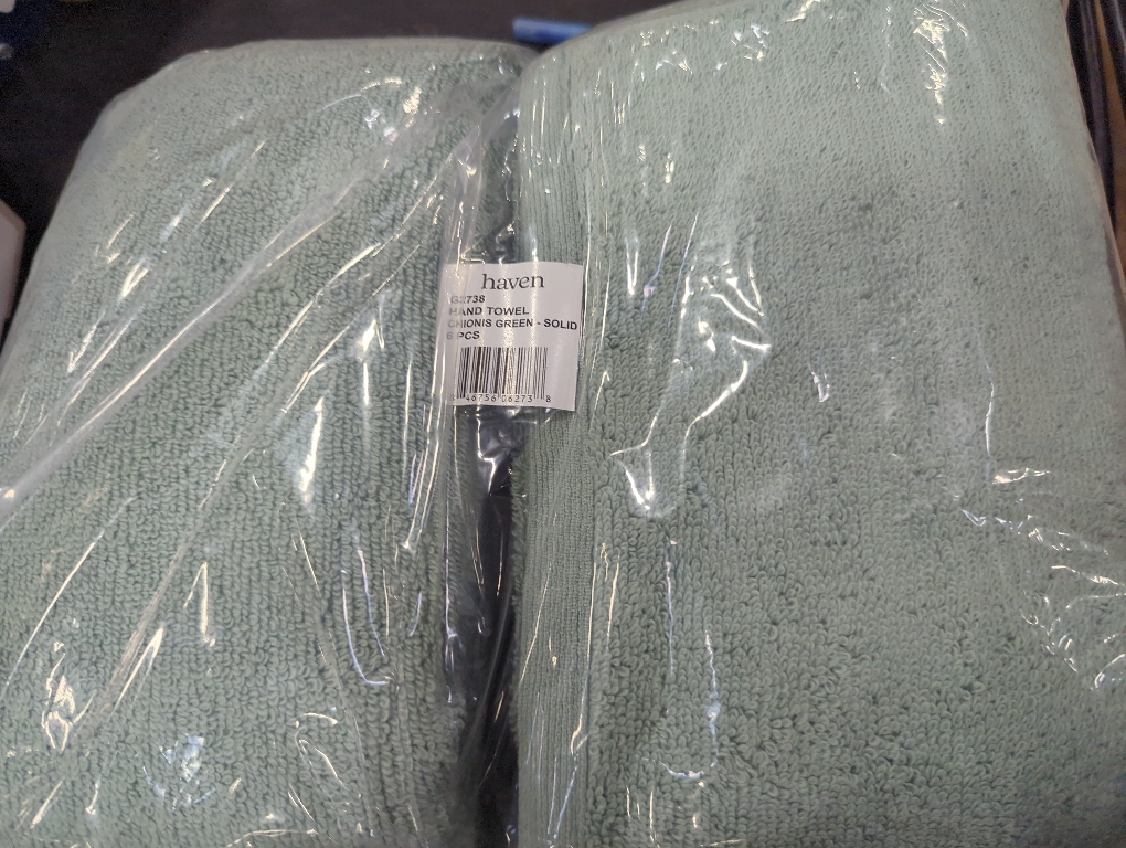 Haven Turkish Hand Towel Chionis Green 6pcs