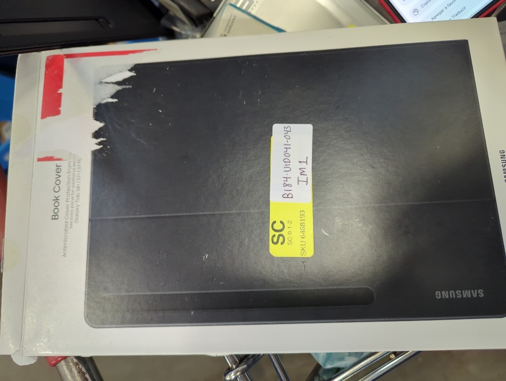 Samsung Book Cover (EF-BT860) for Galaxy Tab S6 - Grey