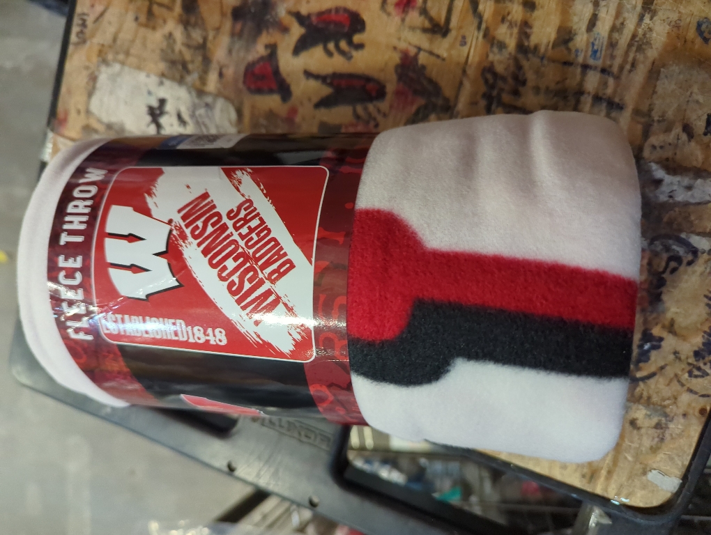 NCAA Wisconsin Badgers 50 X 60 Fleece Throw