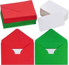 jiebor 200 Sets Christmas Cards