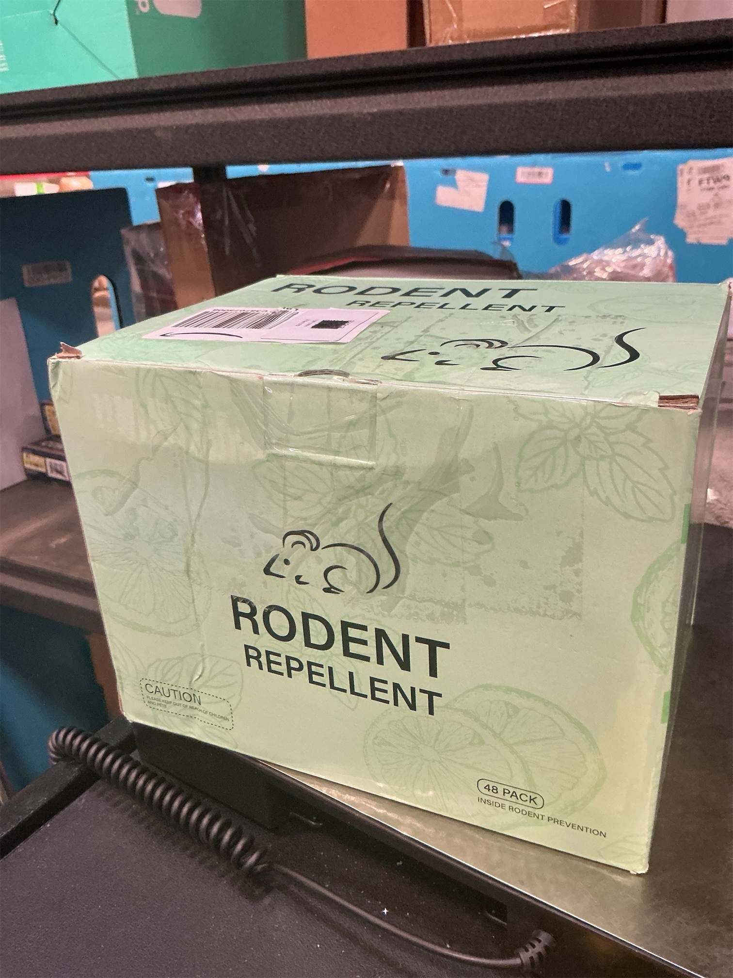 Pest Rodent Repellent, 48 Pack Peppermint Oil Repellent for Mouse, Rodent, Mice, Rats, Spider, Pest Control Indoor & Outdoor Use, Natural Mouse Deterrent Replace Traps Family & Pet Safe
