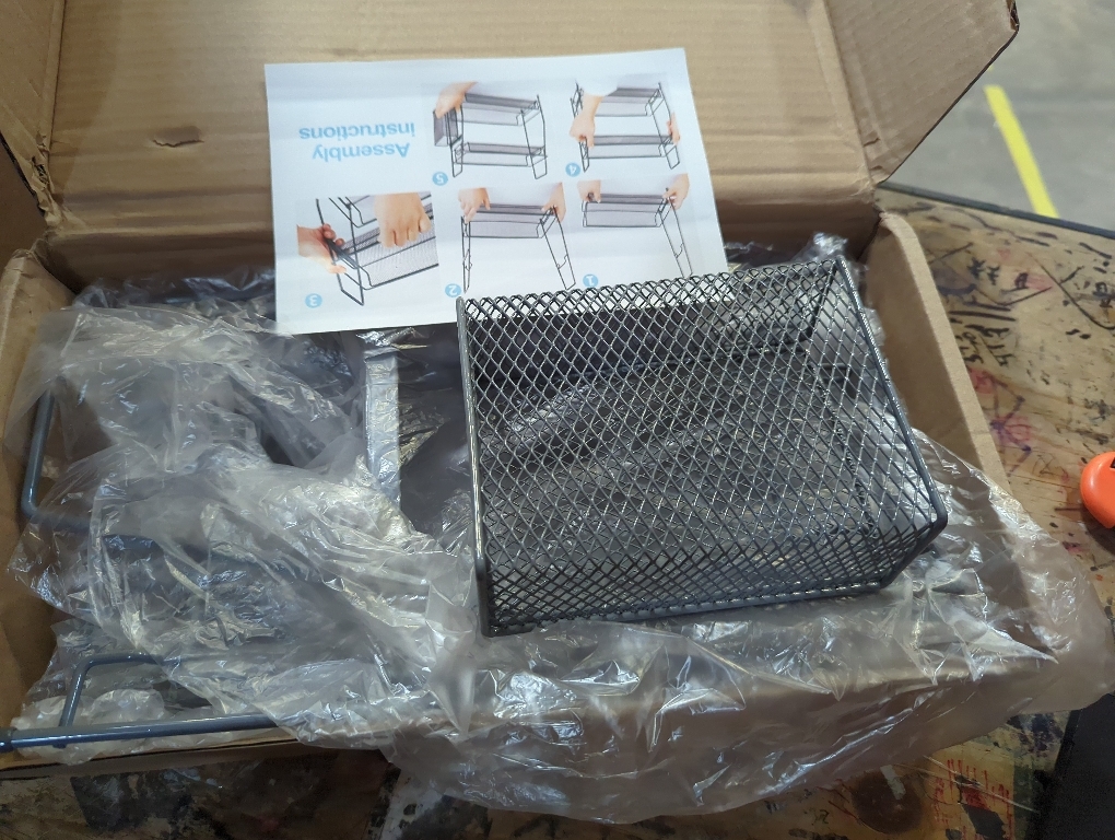 LEMIKKLE Spice Rack Organizer for Kitchen Counter, Spices Organizer and Storage Seasoning Organizer for Cabinet, Kitchen Metal Countertop Organizer with Side Basket (Grey)