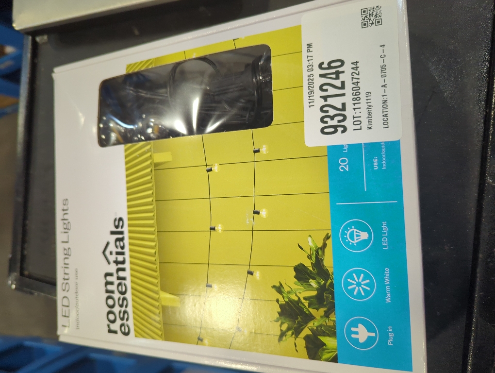 20ct LED Indoor Outdoor Globe String Lights Clear Bulbs with Black Wire - Room Essentials™