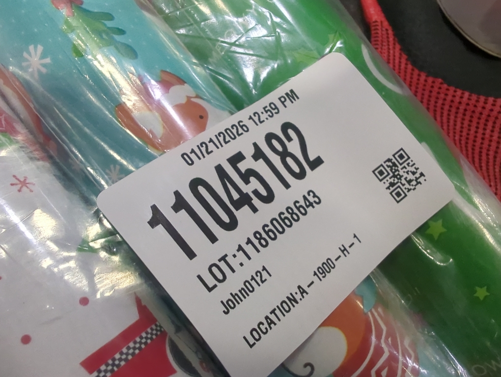 Set of 3 Christmas wrapping paper