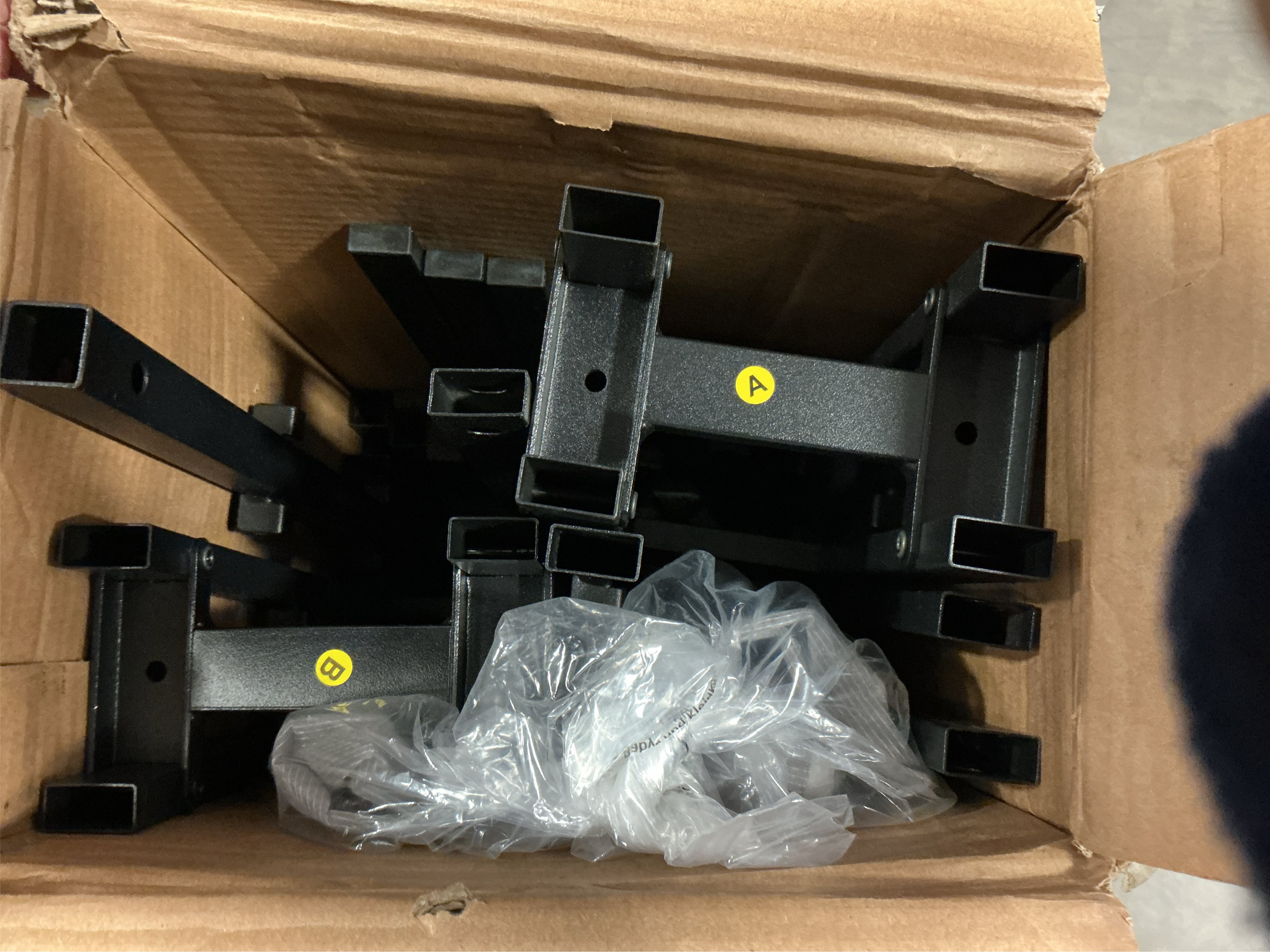 EMODA 5 Inch Box Spring Full Size Bed Base, 3000 LBS Heavy Duty Metal Mattress Foundation with Fabric Cover, Easy Assembly, Black