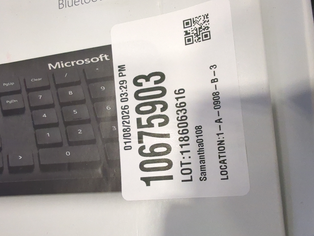 Microsoft QSZ-00001 Microsoft Bluetooth Keyboard - Wireless Connectivity - Bluetooth - 32.81 ft. - Black -