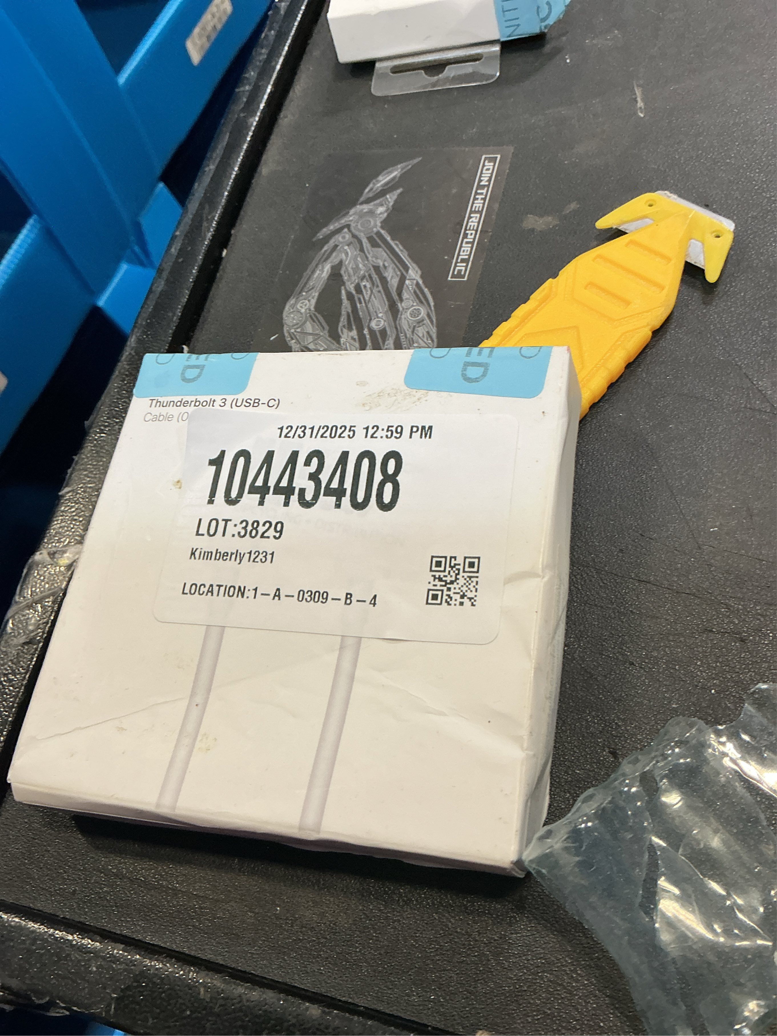 Apple Thunderbolt 3 (USB-C) Cable (0.8m)