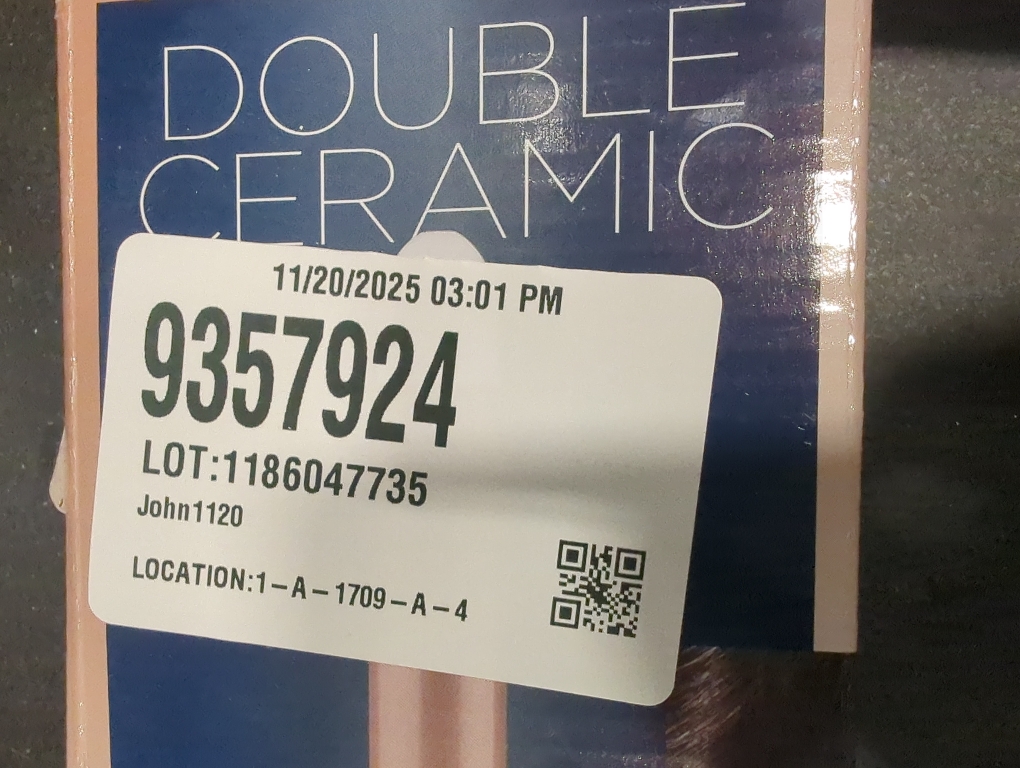 Color rose gold Conair Double Ceramic Curling Iron - 3/4