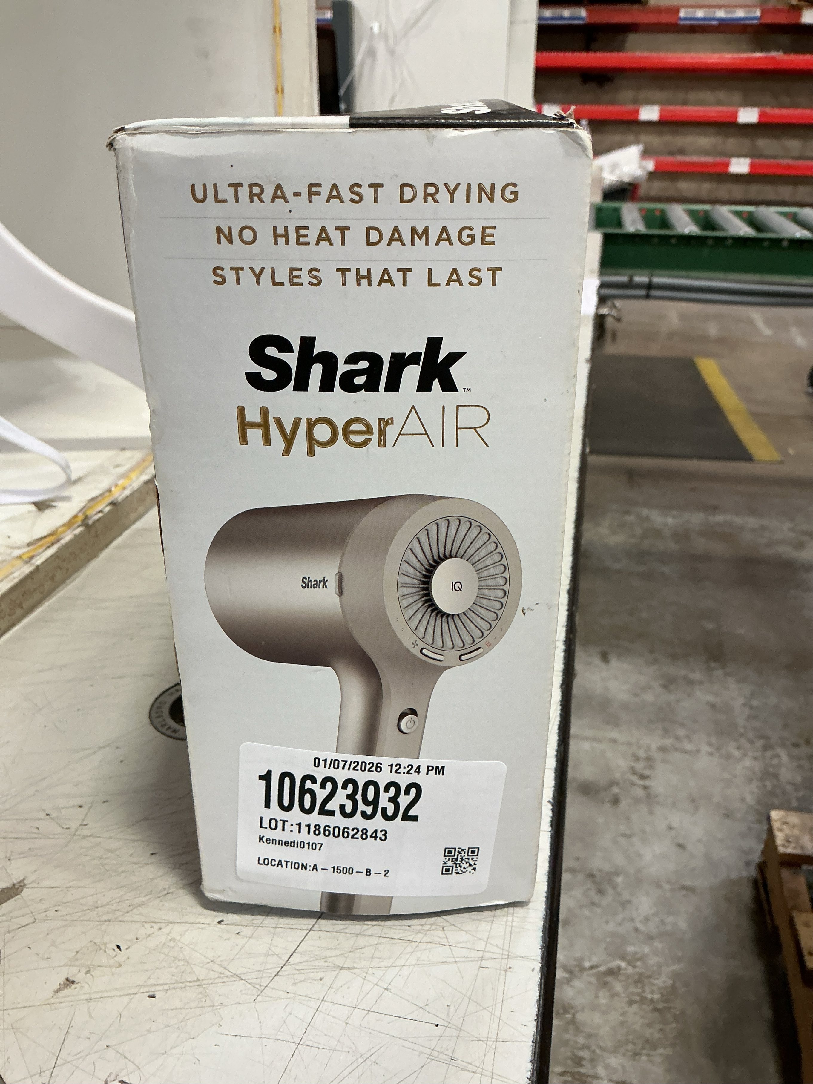Shark™ HyperAIR IQ Technology Hair Blow Dryer with IQ 2-in-1 Concentrator in Stone