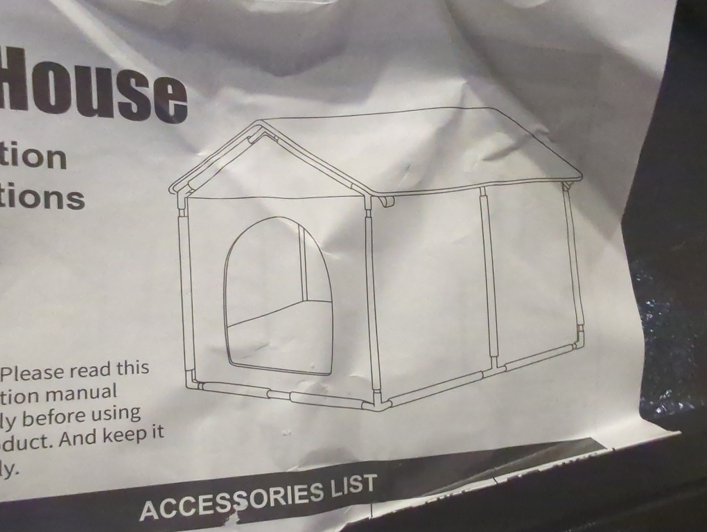 Large Dog House Soft Indoor (Int 30x28x23in/Ext 31x30x31in) w/Soft Cushion | Oxford Fabric, More Stable Frame, Thickened Roof, Ideal for Labrador, Husky, Samoyed, Golden Retriever, German Shepherd