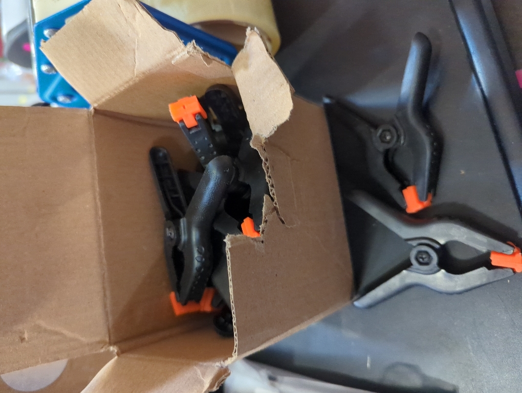 12 Pack Plastic Spring Clamps, 3.5inch Small Heavy Duty Clips for Crafts, Backdrop Stand, Woodworking, Photography Studios (Black)