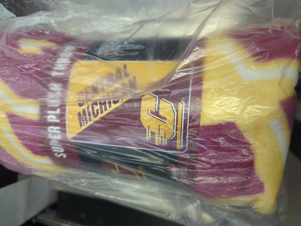 Super Plush Throw Central Michigan 46 x 60