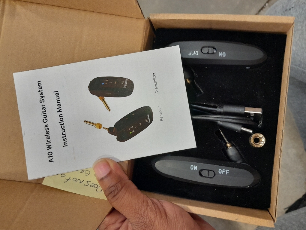 Wireless Guitar System 100FT Range Low Latency