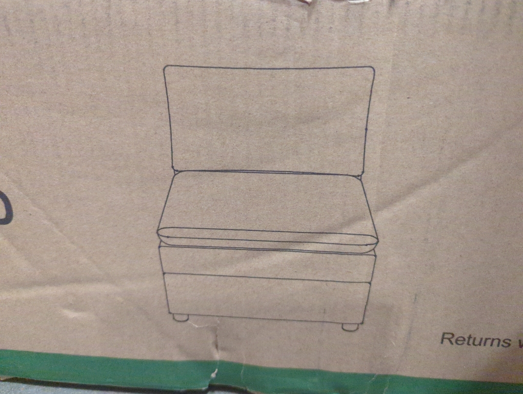 Middle Sofa White